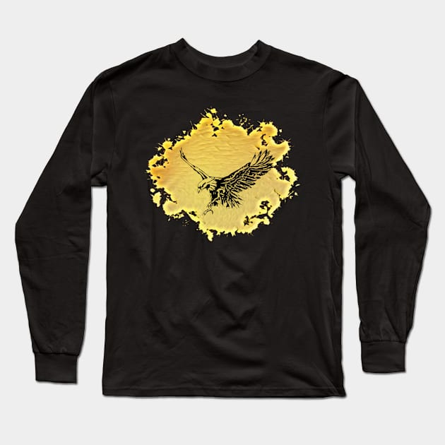 Eagle Long Sleeve T-Shirt by Nimmersatt